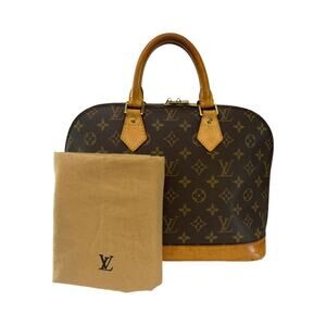 Louis Vuitton Monogram Canvas Alma Satchel With Dustbag Authentic Made in France
